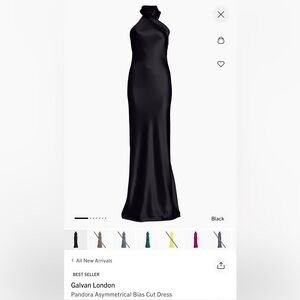 ISO Galvan London Pandora Gown - Black